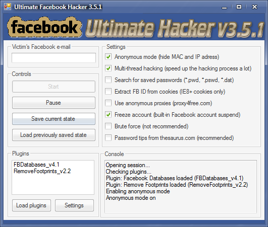 piratage compte facebook v4.1